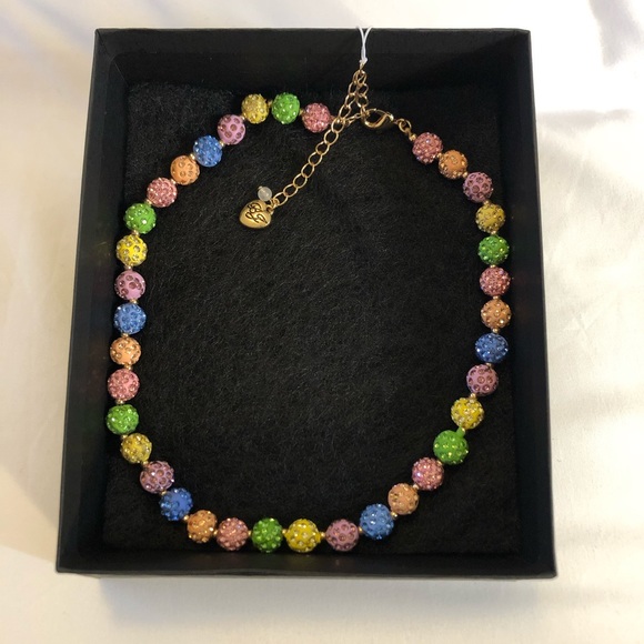 💖 Pastel Gems Beaded Necklace 💖 - Picture 5 of 8